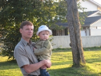 Pere kõige noorema pojaga Haapsalus 2009